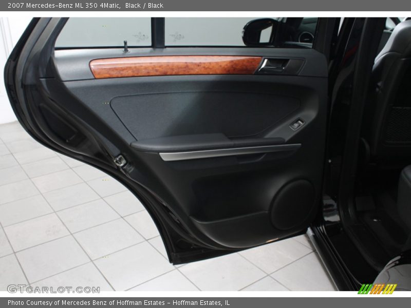 Black / Black 2007 Mercedes-Benz ML 350 4Matic
