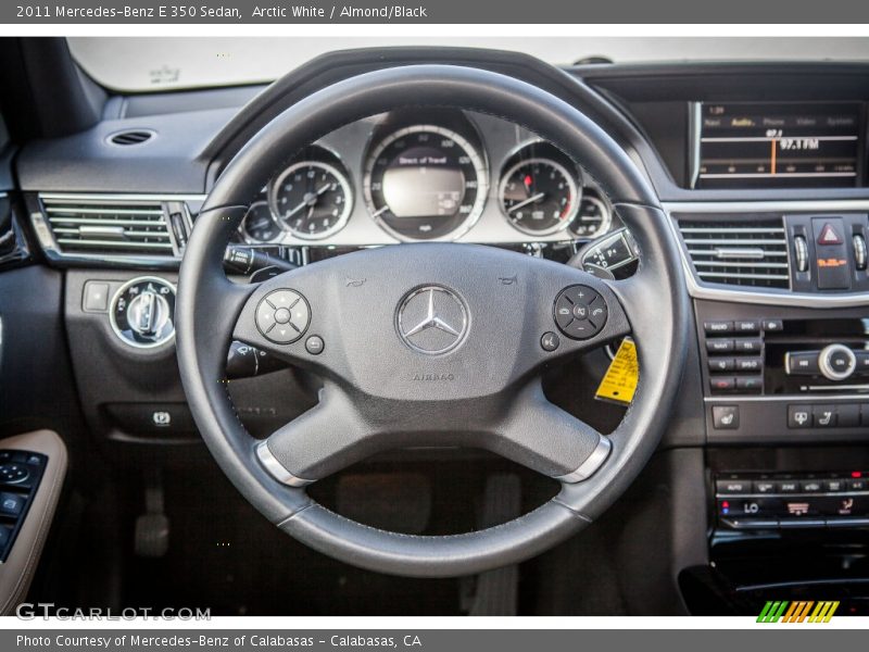 Arctic White / Almond/Black 2011 Mercedes-Benz E 350 Sedan