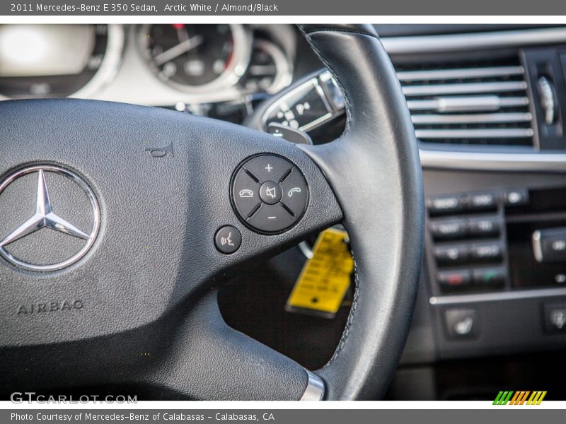 Arctic White / Almond/Black 2011 Mercedes-Benz E 350 Sedan