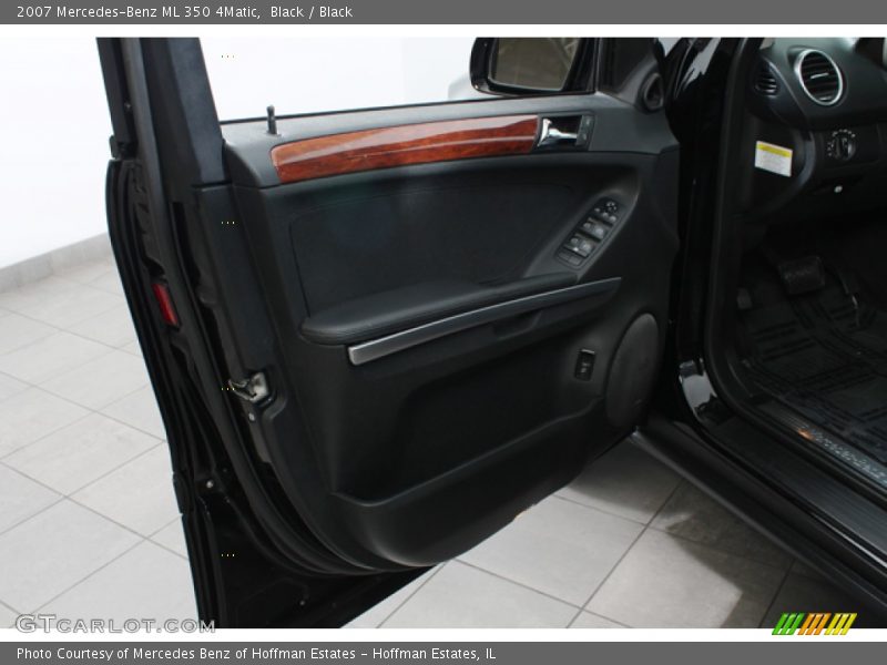 Black / Black 2007 Mercedes-Benz ML 350 4Matic