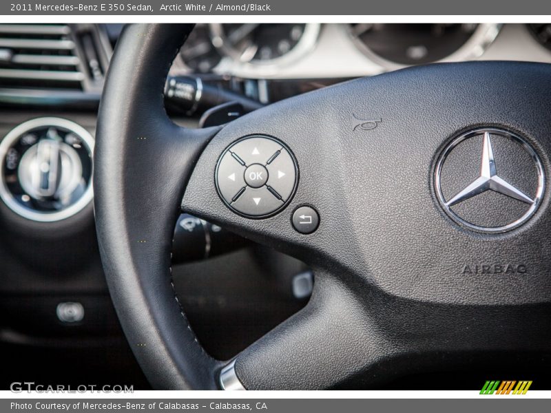 Arctic White / Almond/Black 2011 Mercedes-Benz E 350 Sedan