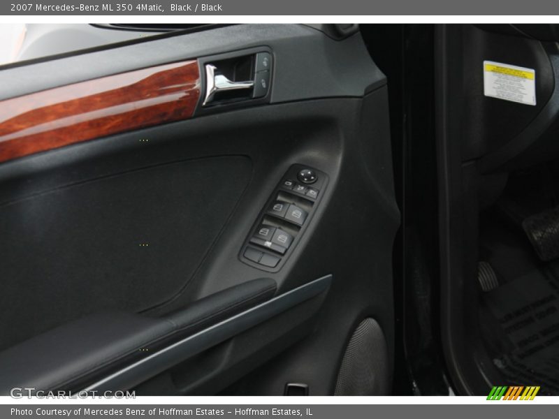 Black / Black 2007 Mercedes-Benz ML 350 4Matic
