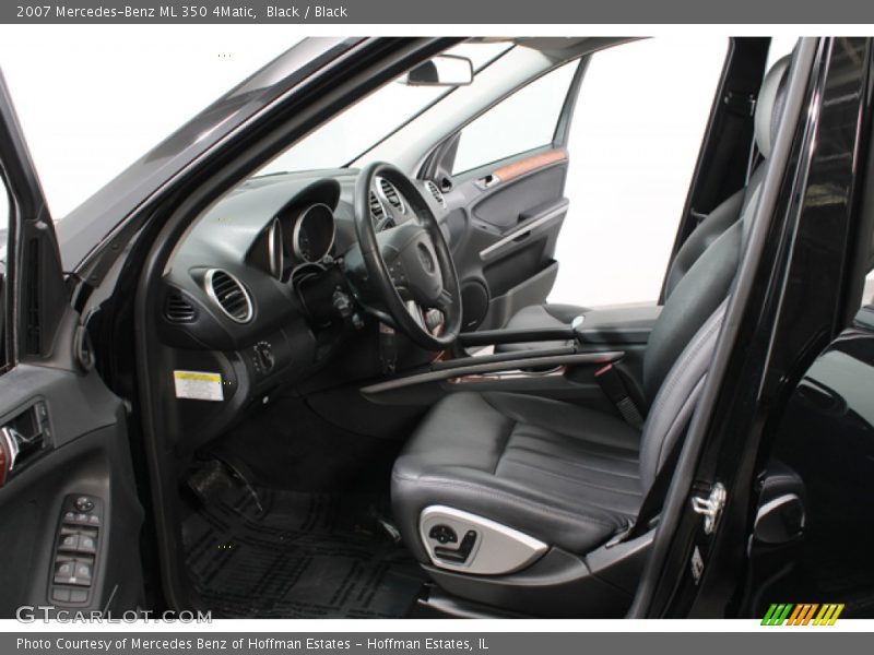 Black / Black 2007 Mercedes-Benz ML 350 4Matic