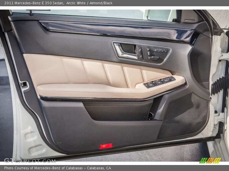 Arctic White / Almond/Black 2011 Mercedes-Benz E 350 Sedan