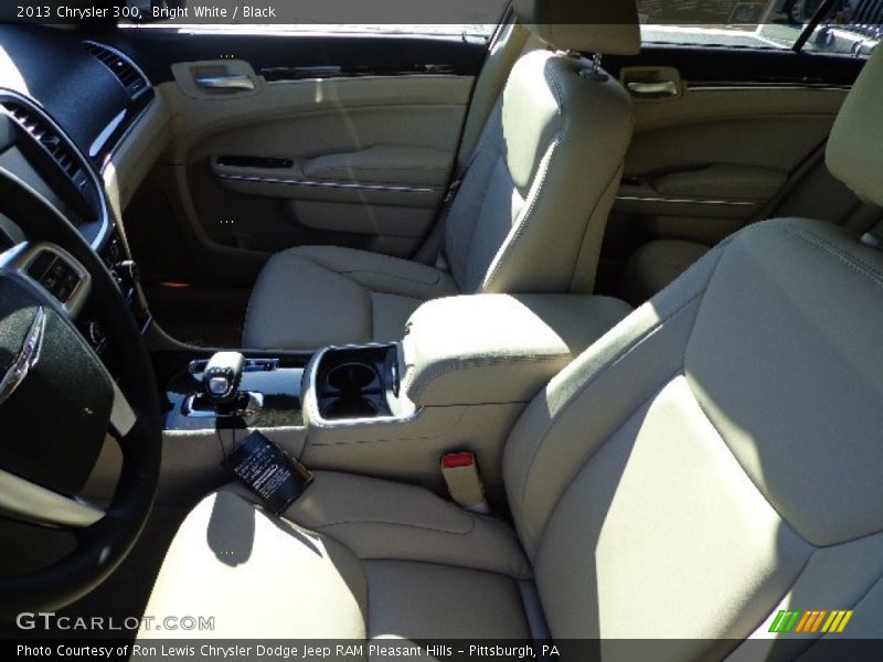 Bright White / Black 2013 Chrysler 300