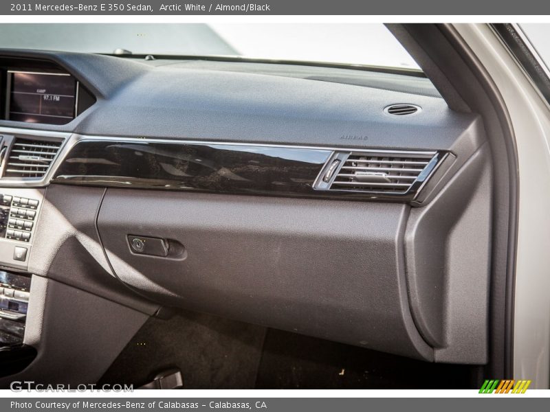 Arctic White / Almond/Black 2011 Mercedes-Benz E 350 Sedan