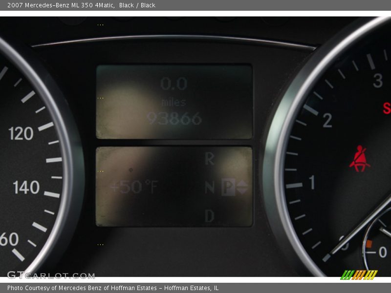 Black / Black 2007 Mercedes-Benz ML 350 4Matic