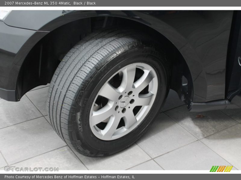 Black / Black 2007 Mercedes-Benz ML 350 4Matic