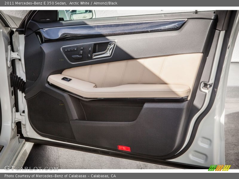 Arctic White / Almond/Black 2011 Mercedes-Benz E 350 Sedan