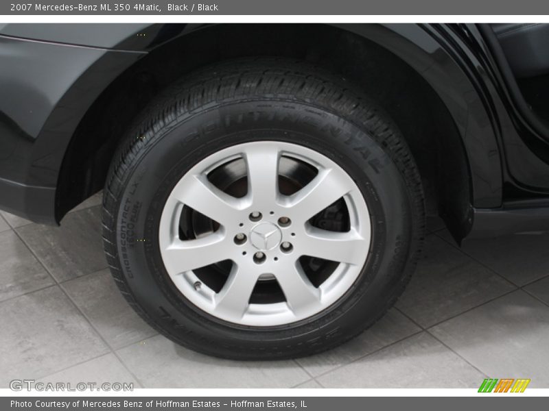 Black / Black 2007 Mercedes-Benz ML 350 4Matic