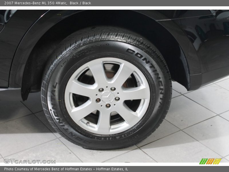 Black / Black 2007 Mercedes-Benz ML 350 4Matic