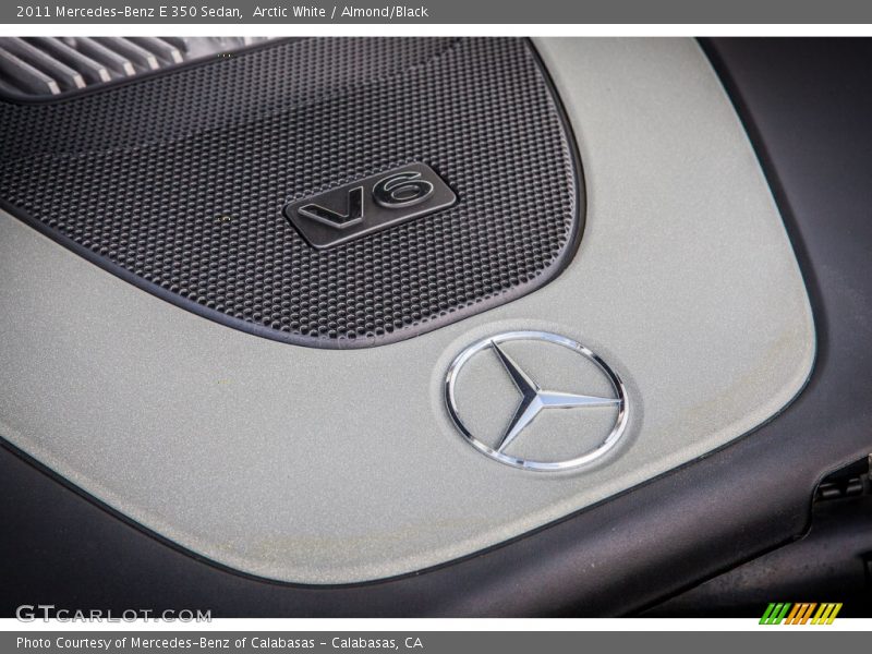 Arctic White / Almond/Black 2011 Mercedes-Benz E 350 Sedan