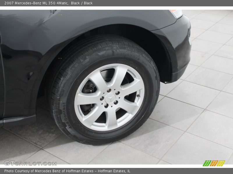 Black / Black 2007 Mercedes-Benz ML 350 4Matic