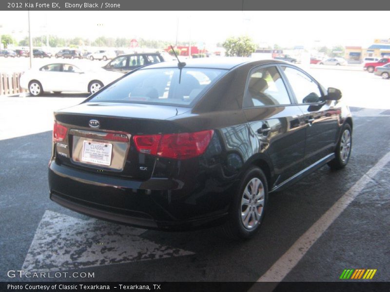 Ebony Black / Stone 2012 Kia Forte EX