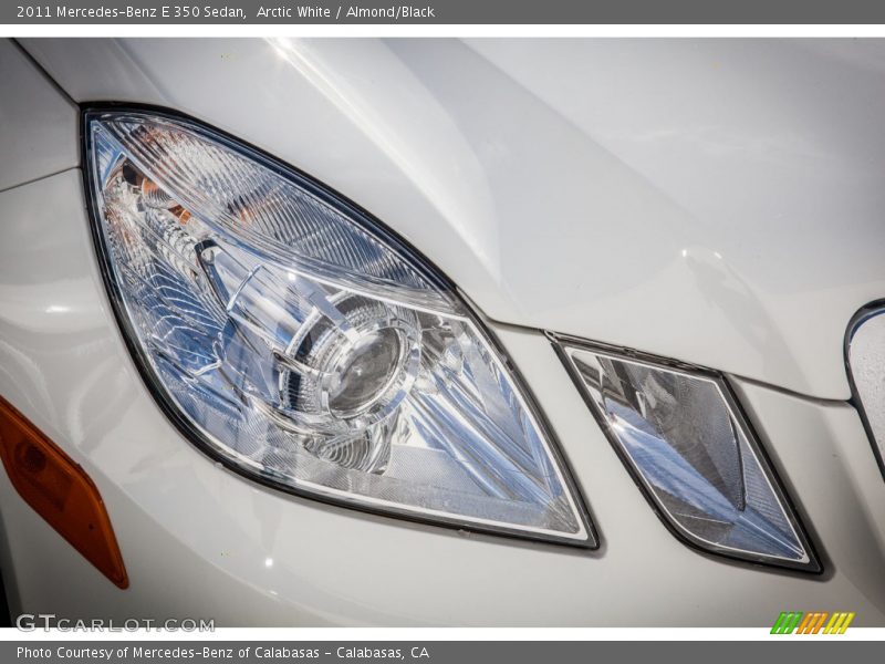 Arctic White / Almond/Black 2011 Mercedes-Benz E 350 Sedan