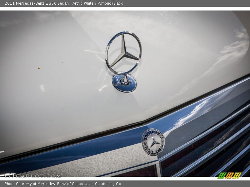 Arctic White / Almond/Black 2011 Mercedes-Benz E 350 Sedan
