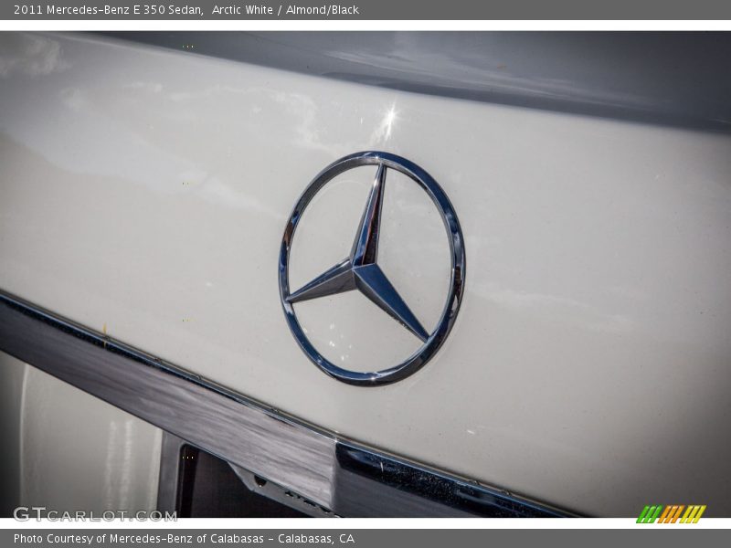 Arctic White / Almond/Black 2011 Mercedes-Benz E 350 Sedan