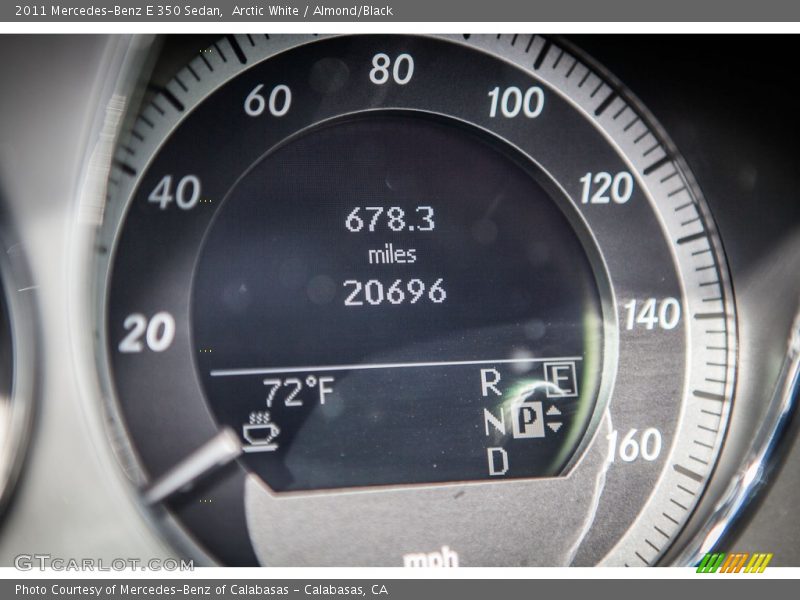 Arctic White / Almond/Black 2011 Mercedes-Benz E 350 Sedan