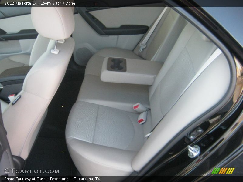 Ebony Black / Stone 2012 Kia Forte EX
