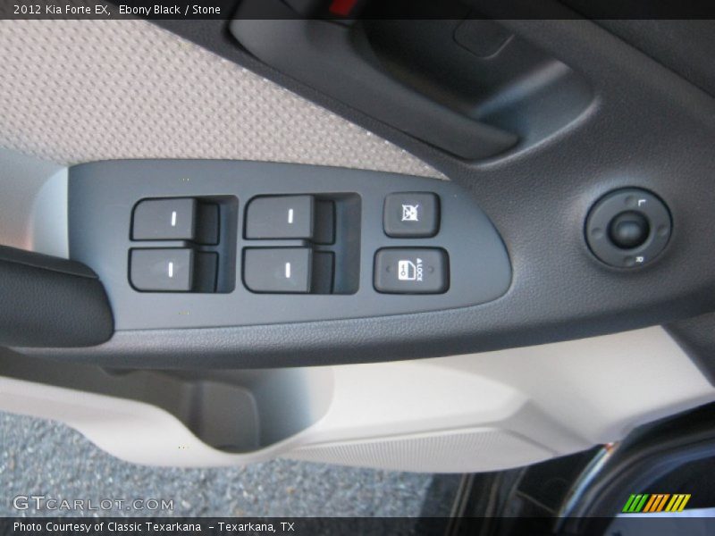 Ebony Black / Stone 2012 Kia Forte EX