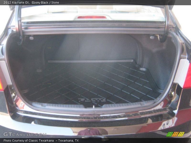 Ebony Black / Stone 2012 Kia Forte EX