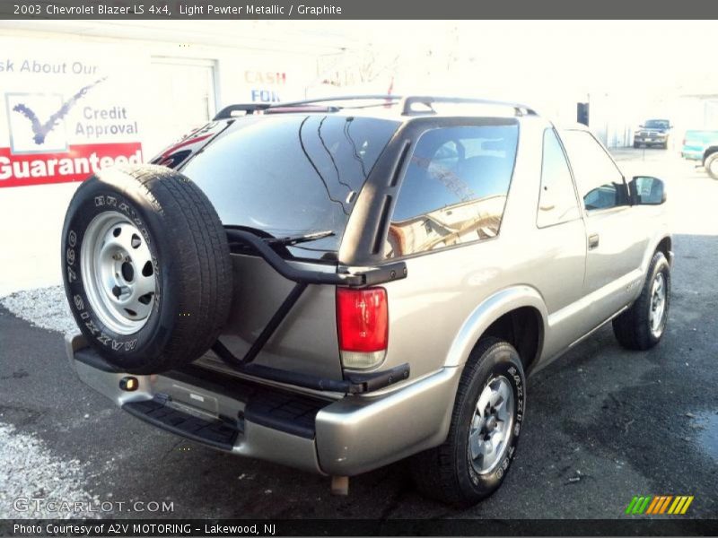 Light Pewter Metallic / Graphite 2003 Chevrolet Blazer LS 4x4