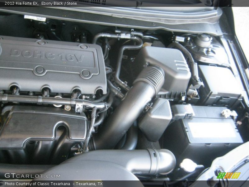  2012 Forte EX Engine - 2.0 Liter DOHC 16-Valve CVVT 4 Cylinder