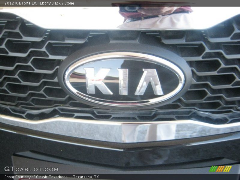 Ebony Black / Stone 2012 Kia Forte EX