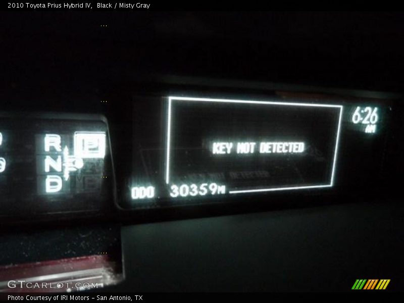 Black / Misty Gray 2010 Toyota Prius Hybrid IV