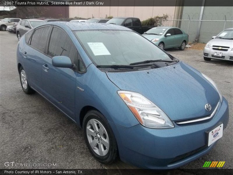 Seaside Blue Pearl / Dark Gray 2007 Toyota Prius Hybrid