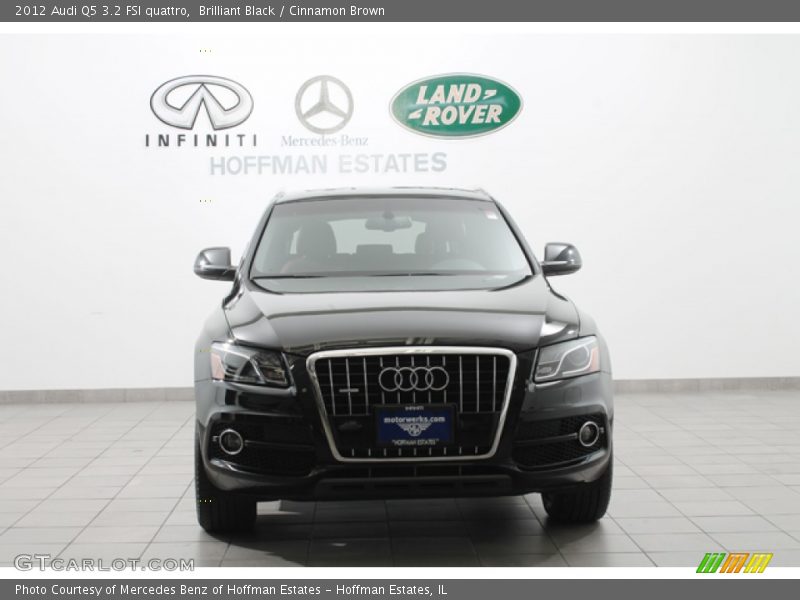 Brilliant Black / Cinnamon Brown 2012 Audi Q5 3.2 FSI quattro