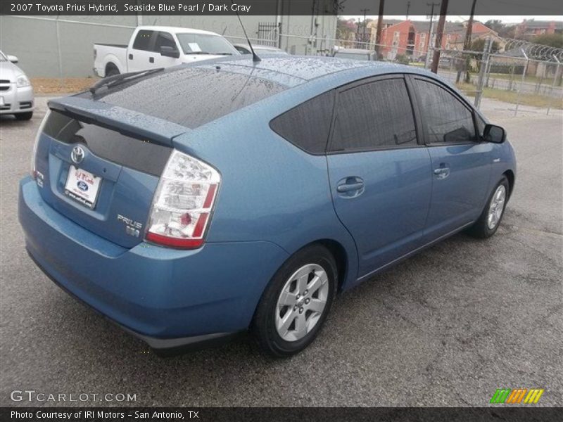 Seaside Blue Pearl / Dark Gray 2007 Toyota Prius Hybrid