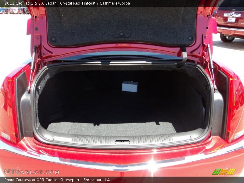Crystal Red Tintcoat / Cashmere/Cocoa 2011 Cadillac CTS 3.6 Sedan