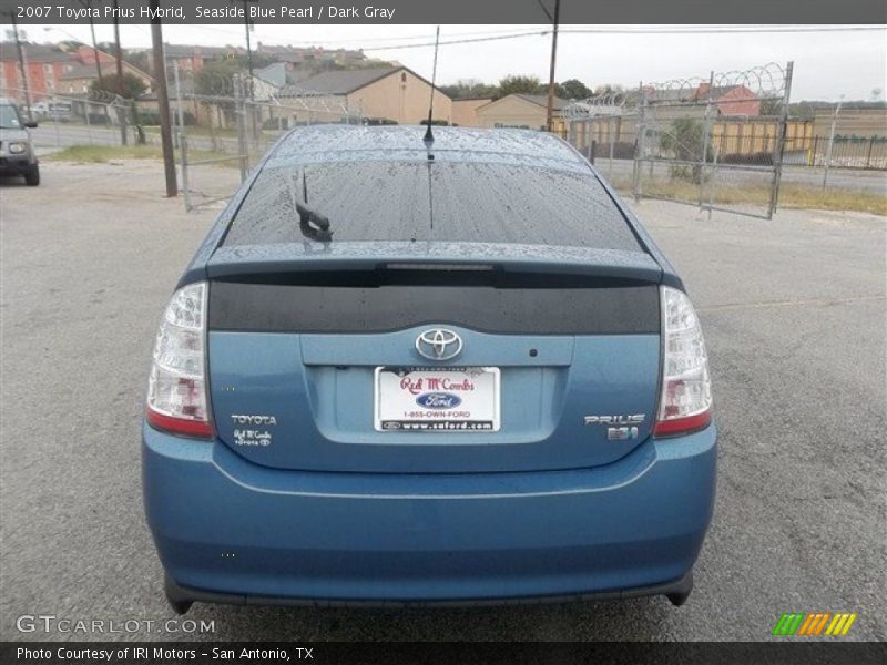 Seaside Blue Pearl / Dark Gray 2007 Toyota Prius Hybrid