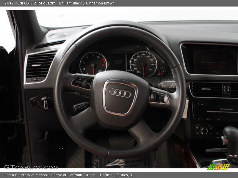 Brilliant Black / Cinnamon Brown 2012 Audi Q5 3.2 FSI quattro