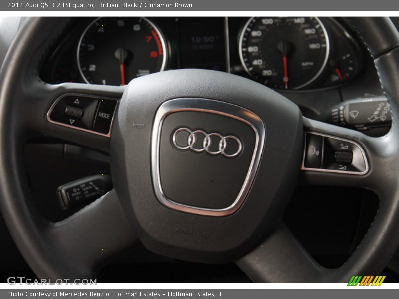 Brilliant Black / Cinnamon Brown 2012 Audi Q5 3.2 FSI quattro