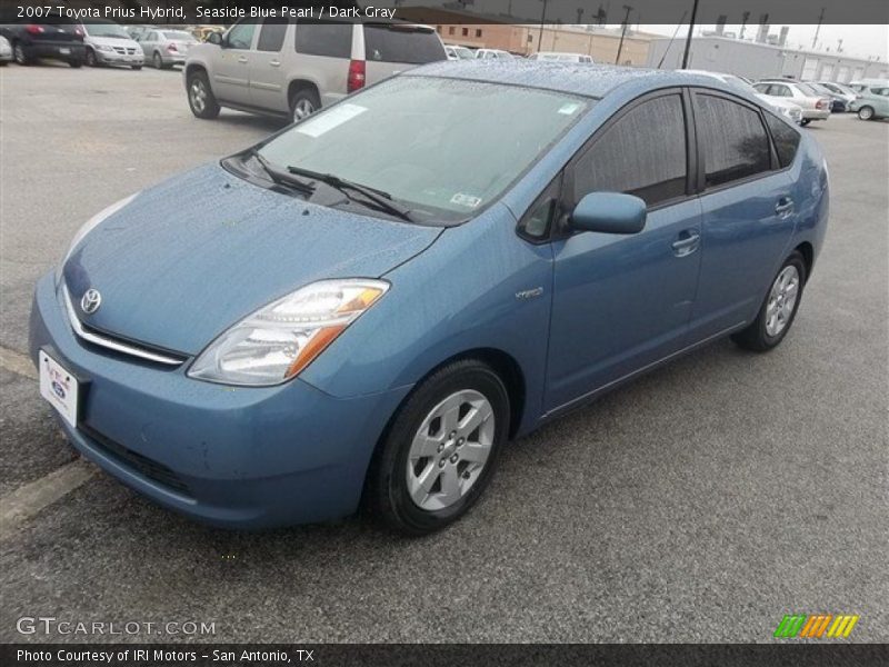 Seaside Blue Pearl / Dark Gray 2007 Toyota Prius Hybrid