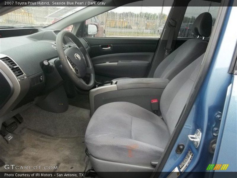 Seaside Blue Pearl / Dark Gray 2007 Toyota Prius Hybrid