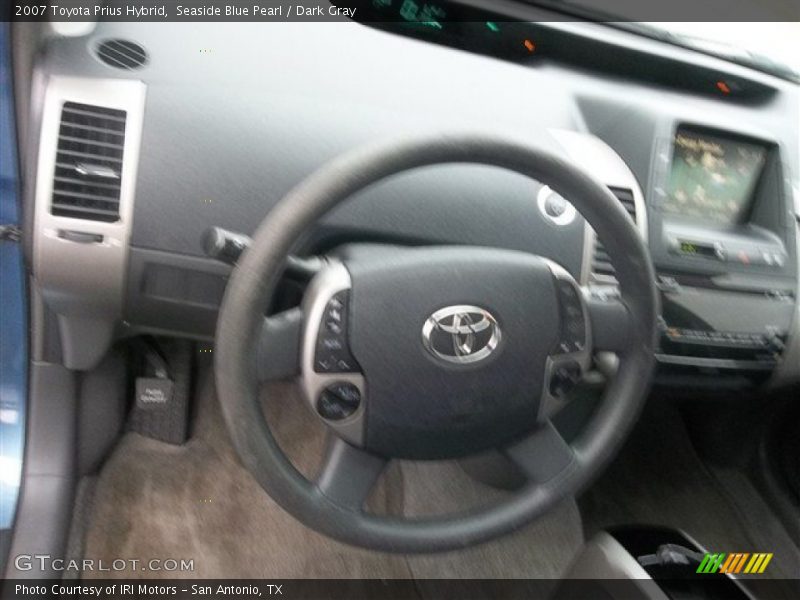 Seaside Blue Pearl / Dark Gray 2007 Toyota Prius Hybrid
