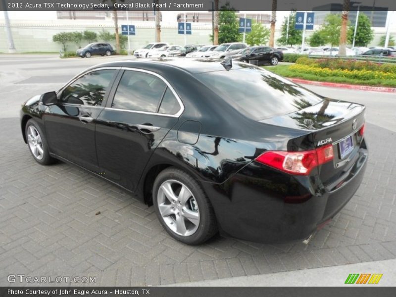 Crystal Black Pearl / Parchment 2012 Acura TSX Technology Sedan