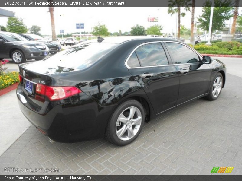 Crystal Black Pearl / Parchment 2012 Acura TSX Technology Sedan