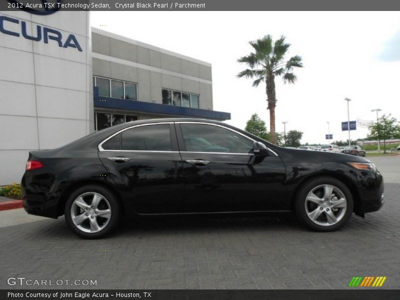 Crystal Black Pearl / Parchment 2012 Acura TSX Technology Sedan