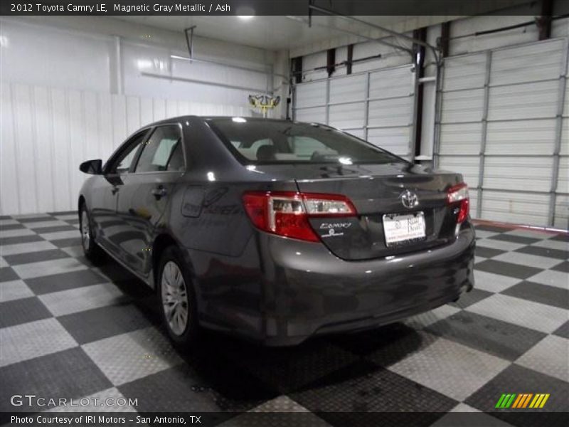 Magnetic Gray Metallic / Ash 2012 Toyota Camry LE