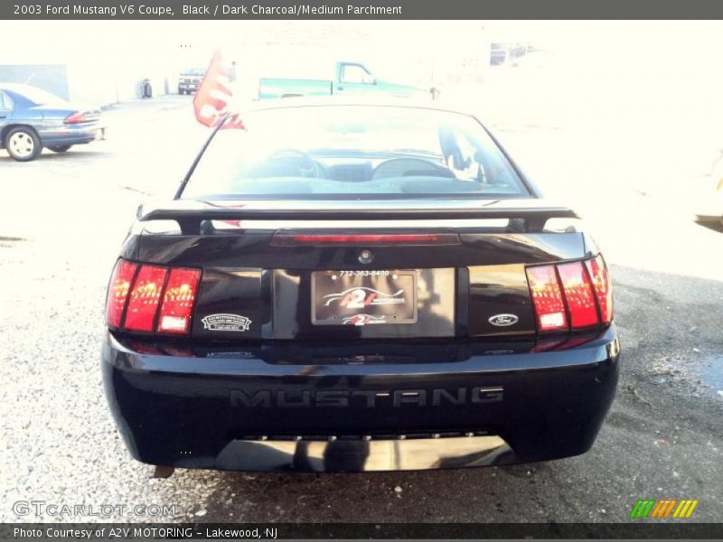 Black / Dark Charcoal/Medium Parchment 2003 Ford Mustang V6 Coupe