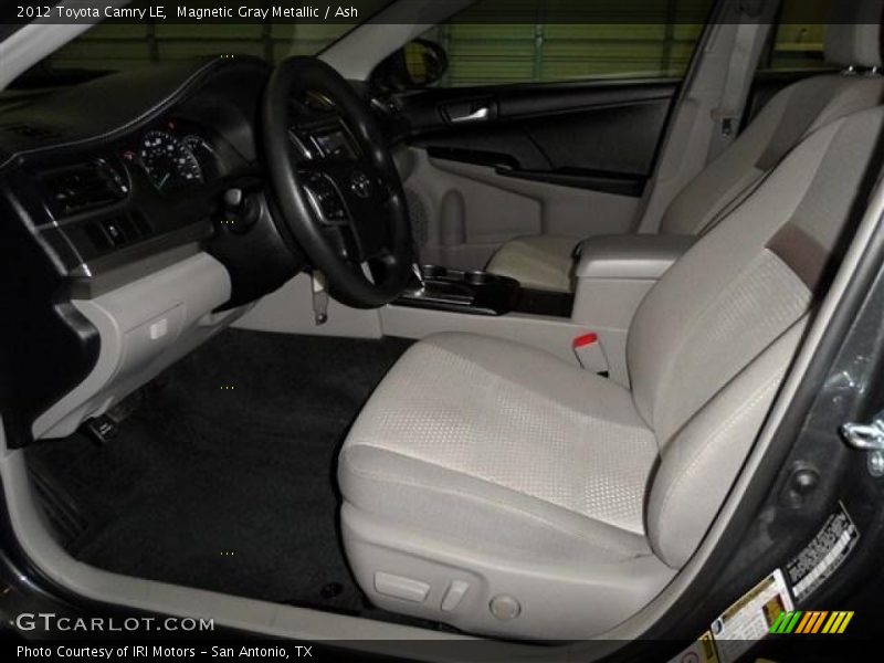 Magnetic Gray Metallic / Ash 2012 Toyota Camry LE