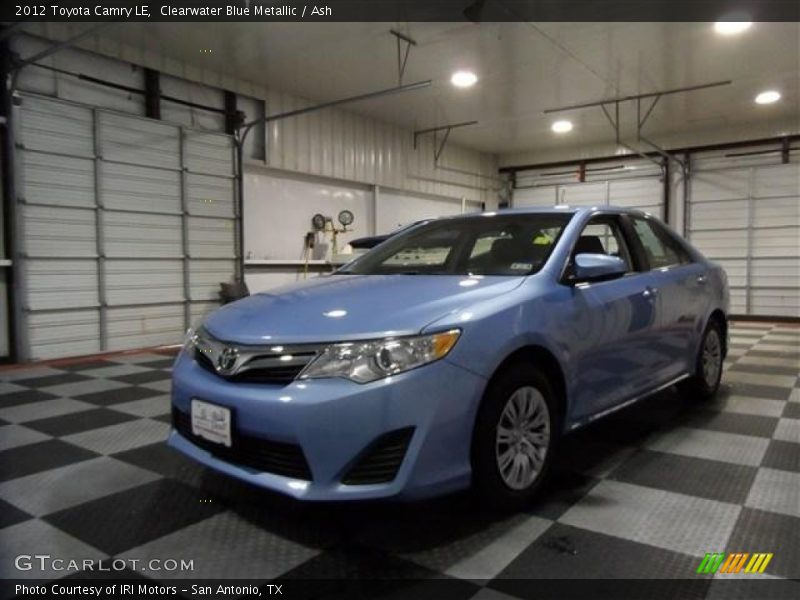 Clearwater Blue Metallic / Ash 2012 Toyota Camry LE