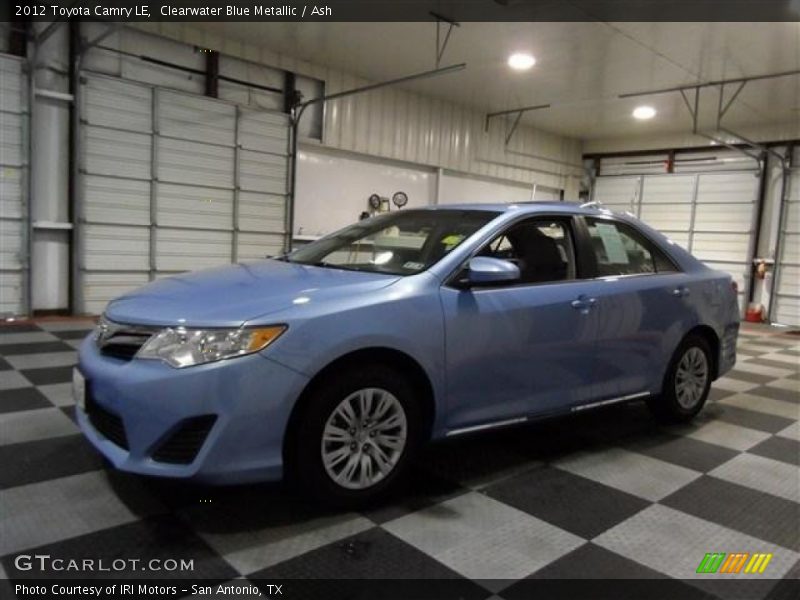 Clearwater Blue Metallic / Ash 2012 Toyota Camry LE