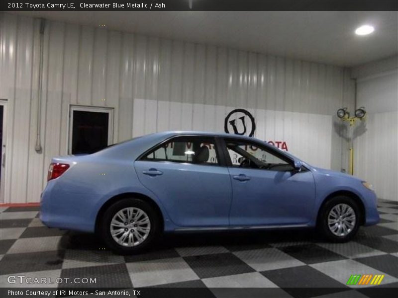 Clearwater Blue Metallic / Ash 2012 Toyota Camry LE