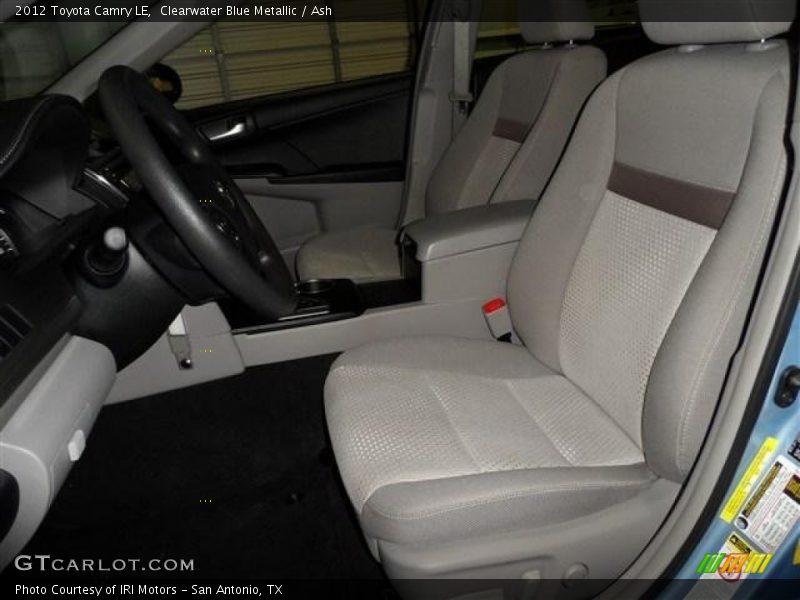 Clearwater Blue Metallic / Ash 2012 Toyota Camry LE