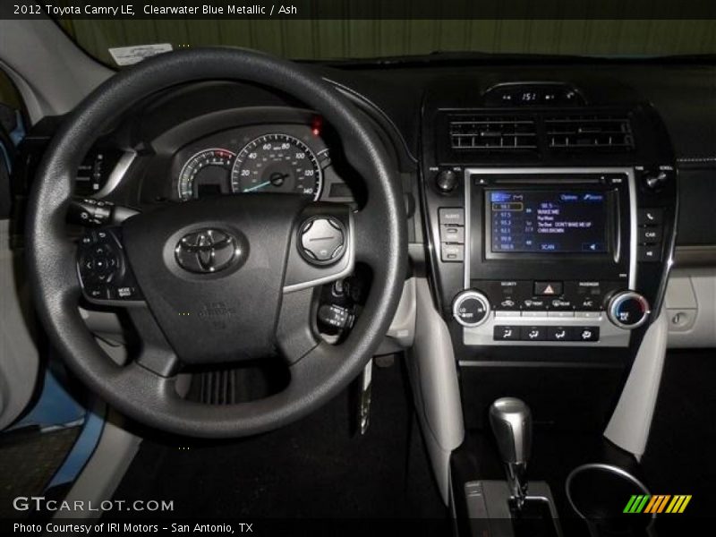 Clearwater Blue Metallic / Ash 2012 Toyota Camry LE